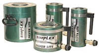 Product Image- Aluminum Spring Return Cylinders 30 Through 150 Ton Capacities Product Image- Aluminum Spring Return Cylinders 30 Through 150 Ton Capacities